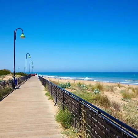 With Pool, Sea Views & Balcony Less Than 10min Walk To La Mata Beach!